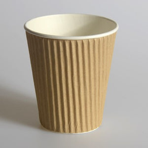 12oz (354ml) Brown Rippled Hot Cups