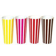 Milkshake Striped Paper Cups 16oz (470ml)