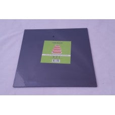  10" Black Foil Standard Square Cake Board