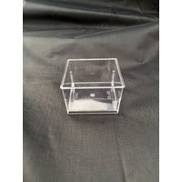 Acrylic Clear Plastic Square Containers 7CM