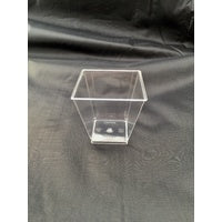 Acrylic Clear Plastic Square Containers 200ML