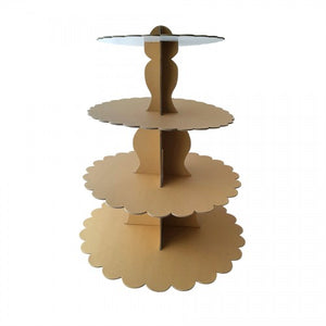 Kraft Cupcake Stand 4 Tier