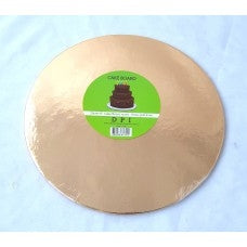 10" Rose Gold Foil Standard Round Cake Board