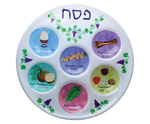 Kids Seder Plate Plastic Disposable