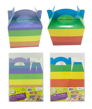 Rainbow Treat Boxes 3PK