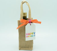 Jute 1 Bottle bag Xs Natural