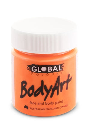 Fluoro Orange Face and Body Paint 45ml