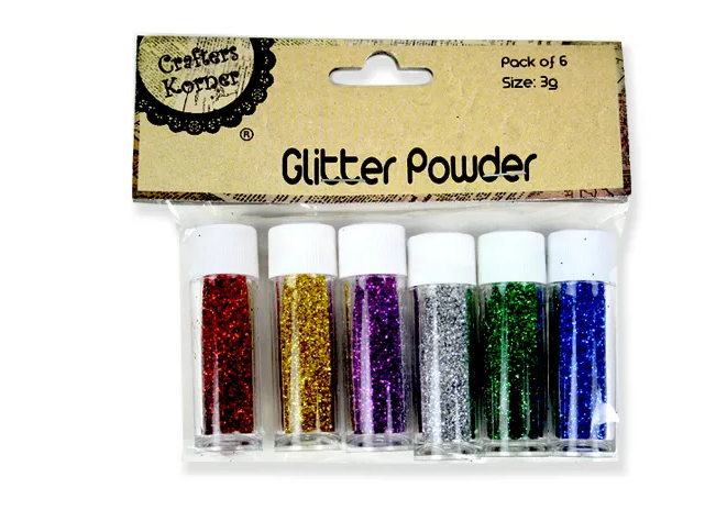 Craft Glitter Powder Tubes