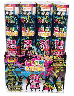 Glow Sticks 50 Pack