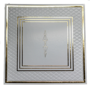 Gold Lines Square Table Placemats