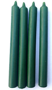 Quality 30cm (12") Green  Tapered Table Candle