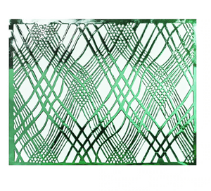 Placemat Paper Weave Green