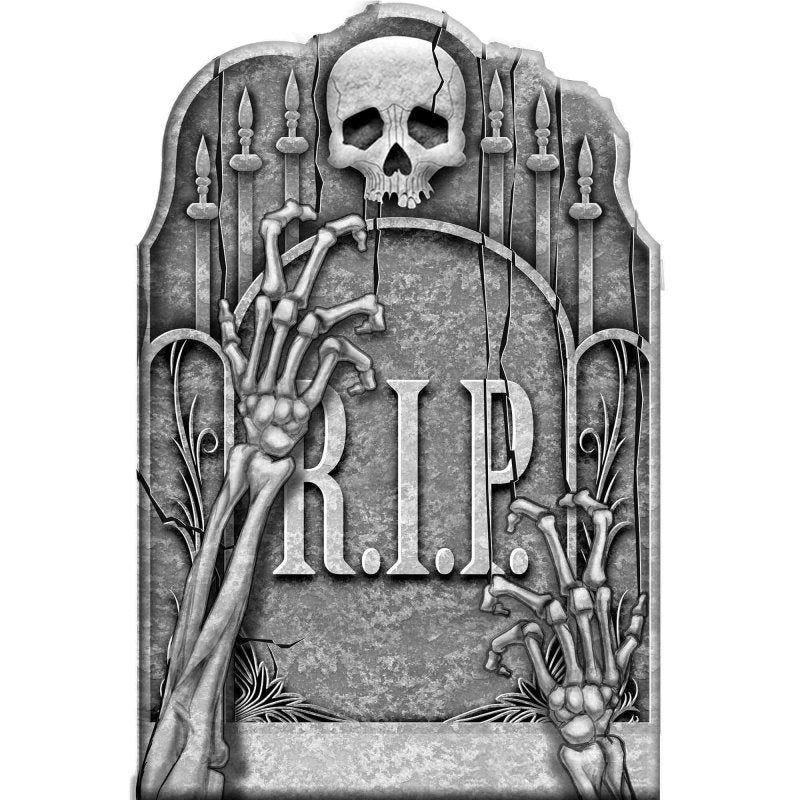 Halloween Cemetery Ghostly Tombstone Decoration