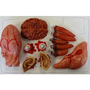 Halloween-Pack of Plastic Body Parts Decoration