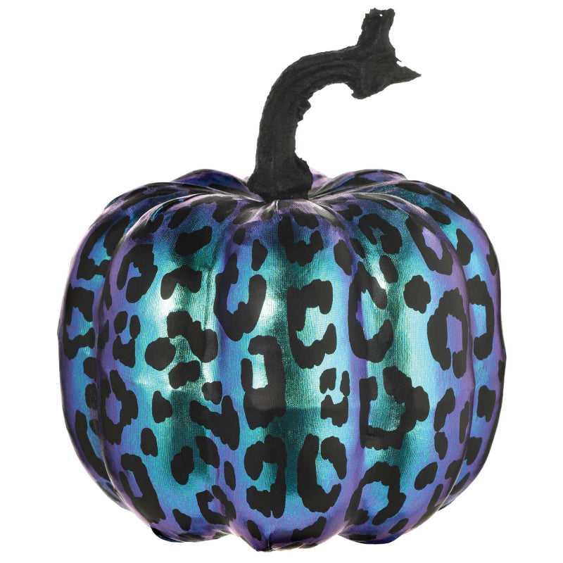 Halloween Midnight Mayhem Fabric Covered Pumpkin