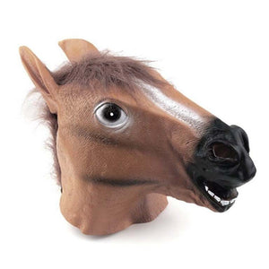 Horse Head Latex Mask