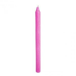 Dripless Hot Pink Table Candle 30cm (12")