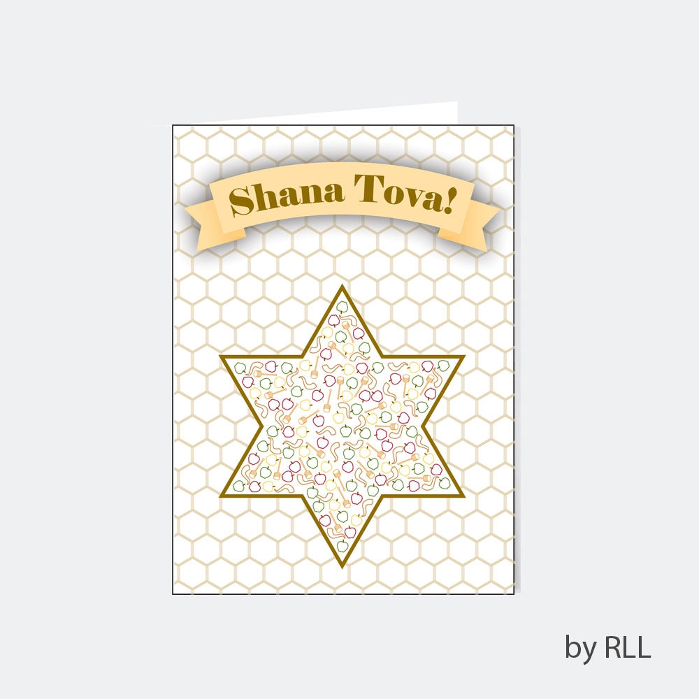 Jewish Shana Tova Cards 8pk