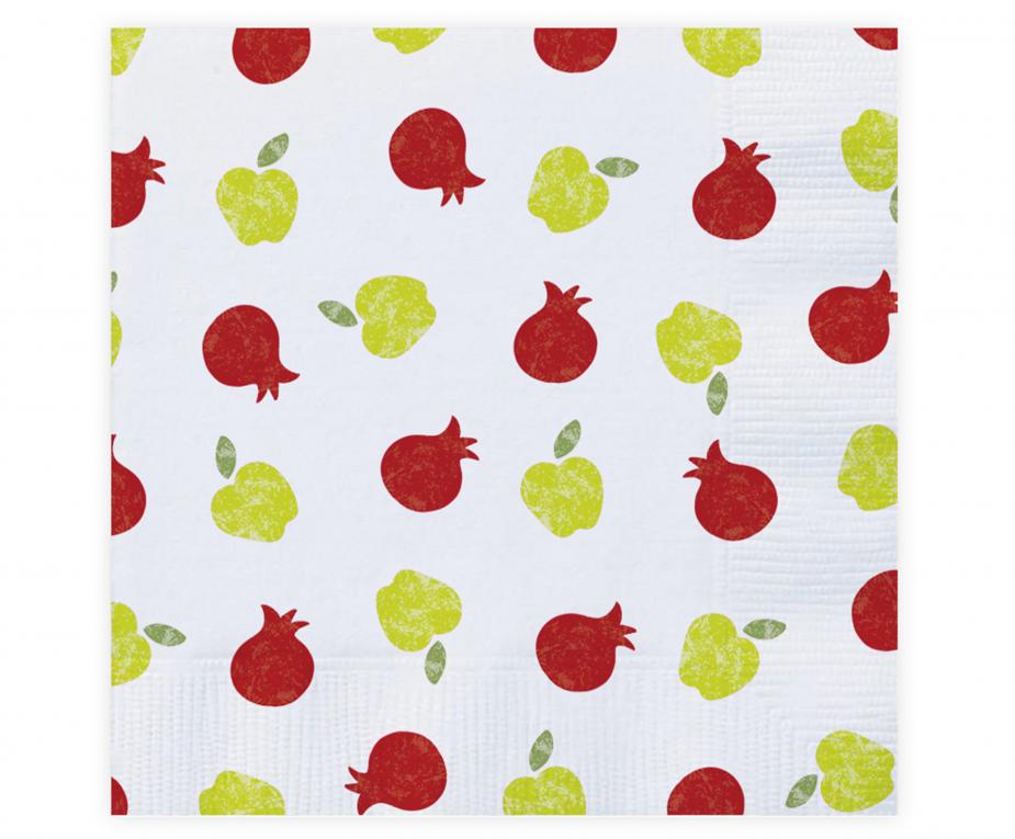 Pomegranate And Apple Napkins