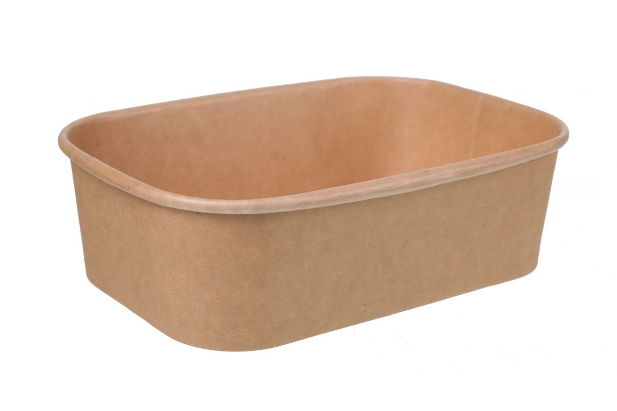 Rectangular Kraft Food Tubs 650ml