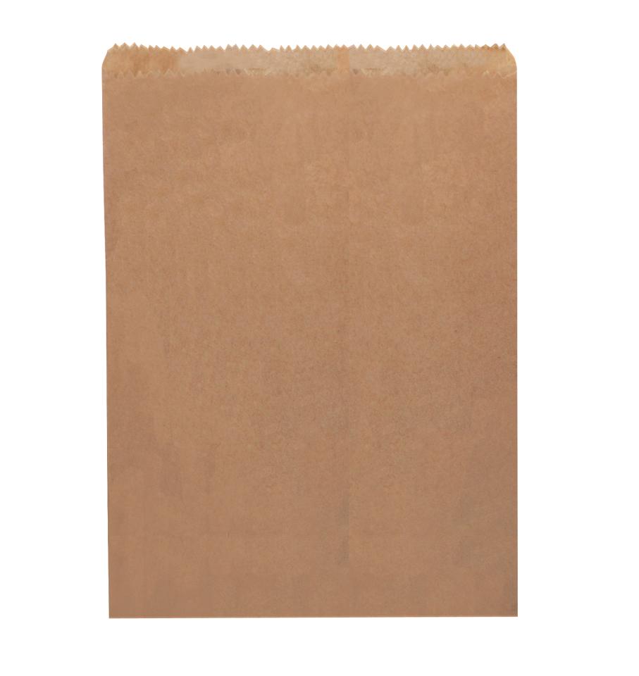 6 Long Brown Paper Bags