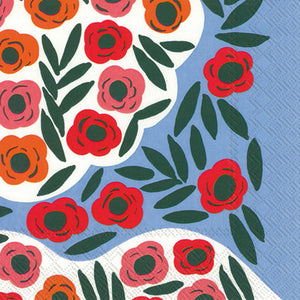 Marimekko Ruukku Blue Lunch Napkin