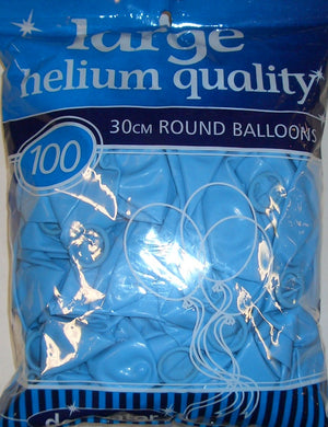 Light Blue Latex Balloons