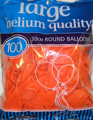 Orange Latex Balloons