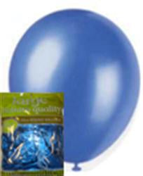 Metallic Royal Blue Latex Balloons