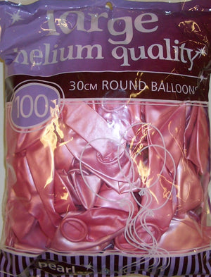 Pearl Pink Latex Balloons