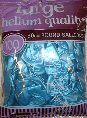 Pearl Blue Latex Balloons