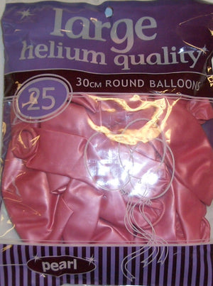 Pearl Pink Latex Balloons