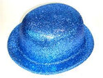 Glitter Hat Blue Bowler