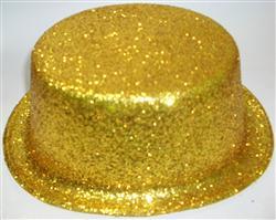 Glitter Hat Top Gold