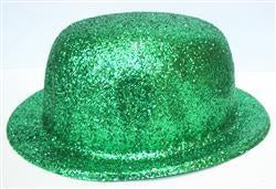 Glitter Hat Bowler Green