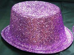 Hat Glitter Lavender Top