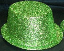 Glitter Hat Lime Top