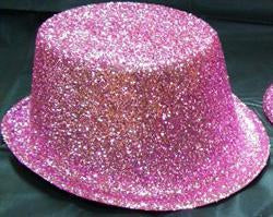 Glitter Hat Pastel Pink Top