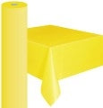 Plastic Tablecover Roll Yellow