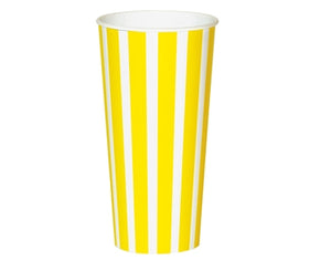 Milkshake Striped Paper Cups 24oz (790ml) 