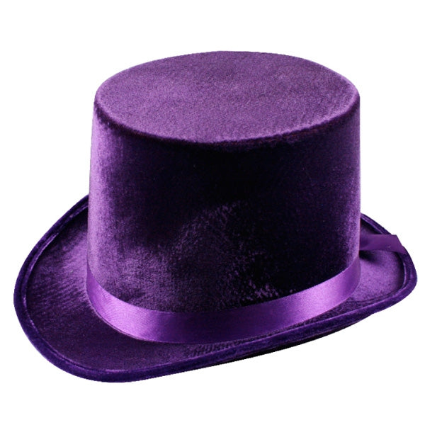 Lincoln Top hat Velvet Purple