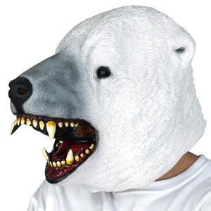 Polar Bear Full Head Mask