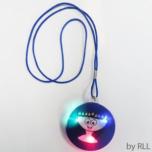 Light Up Chanukah Pendant