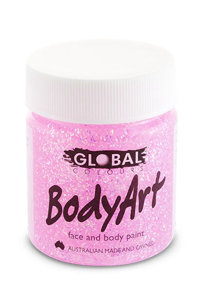 Pink Glitter Face and Body Paint 45ml