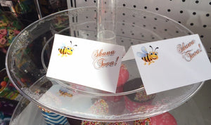 Honeybee Rosh Hashana Place Cards