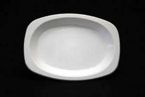 Festive White Oval Plates Medium 210x300