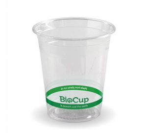 Biopak 200ml Clear Plastic Cups 100PK