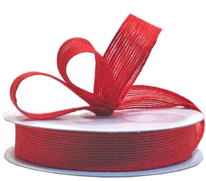 Jute Ribbon- Red 25MM