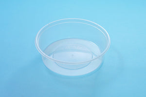 220ml Round Plastic Containers 50 Pack