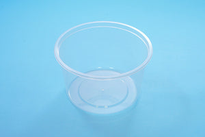 500ml Round Plastic Containers 50 Pack